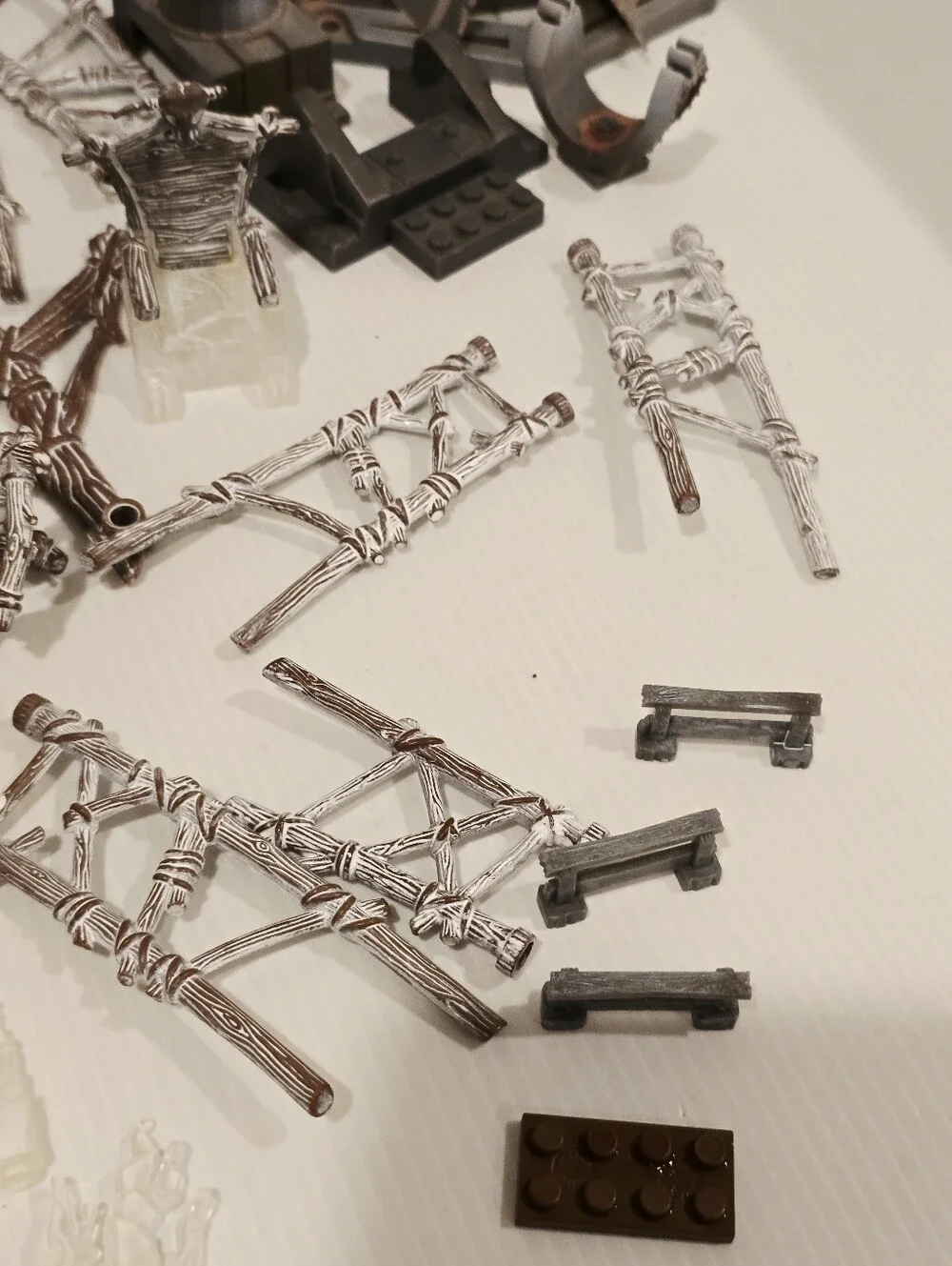 Mega Bloks Fire & Ice Dragon Vorgan Ice Fang Ship Parts
